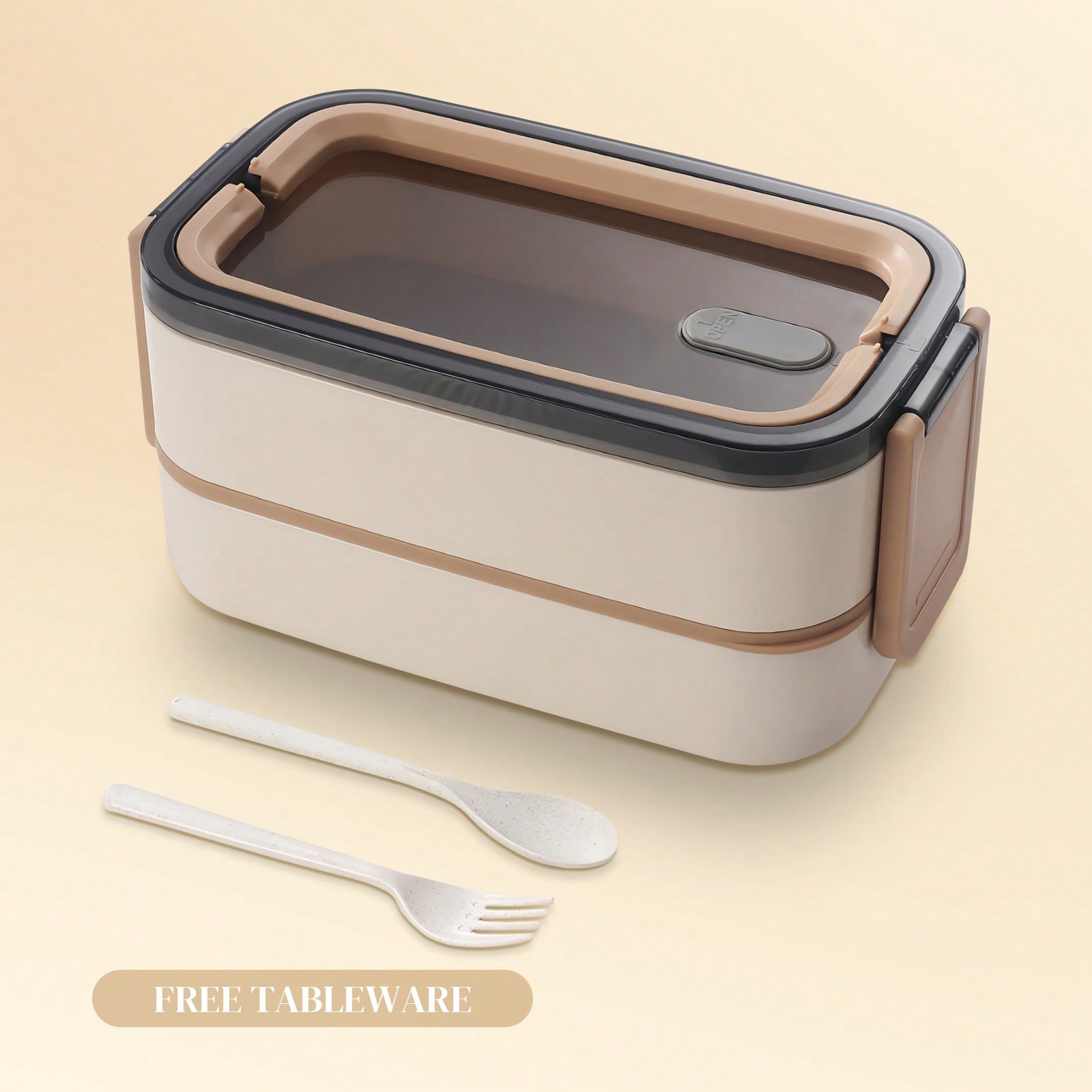 Meal Prep For Office - Stainless Steel 2-Layer Lunch Box –