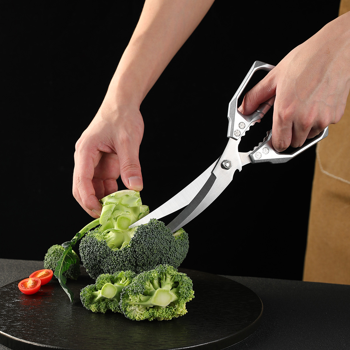 Stainless steel kitchen tools  - огляд і ціна Onion Holder Slicer