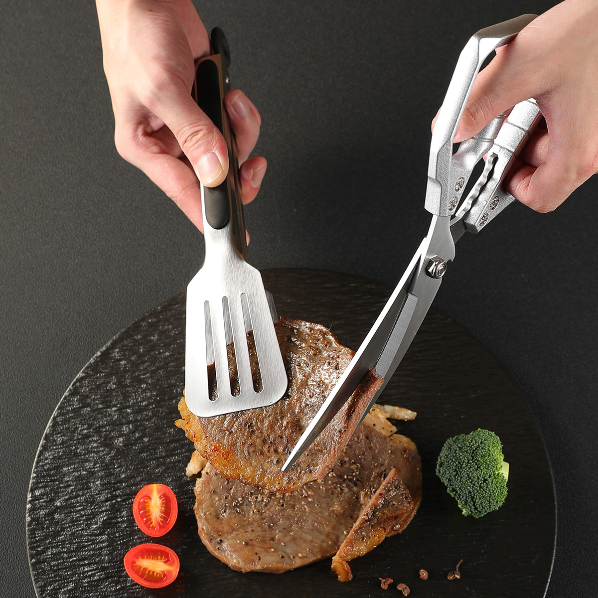 Stainless steel kitchen tools  - огляд і ціна Onion Holder Slicer