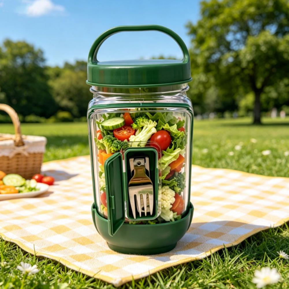 Salad Jar Side Open Salad Cont - огляд і ціна Meal Prep For Office