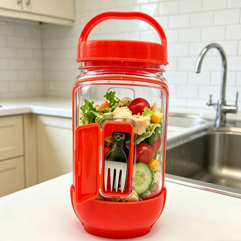 Salad Jar Side Open Salad Cont - огляд і ціна Meal Prep For Office