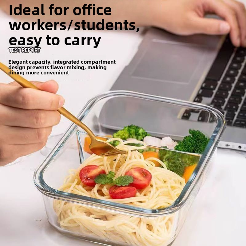 High Aesthetic Glass Lunch Box - огляд і ціна Meal Prep For Office