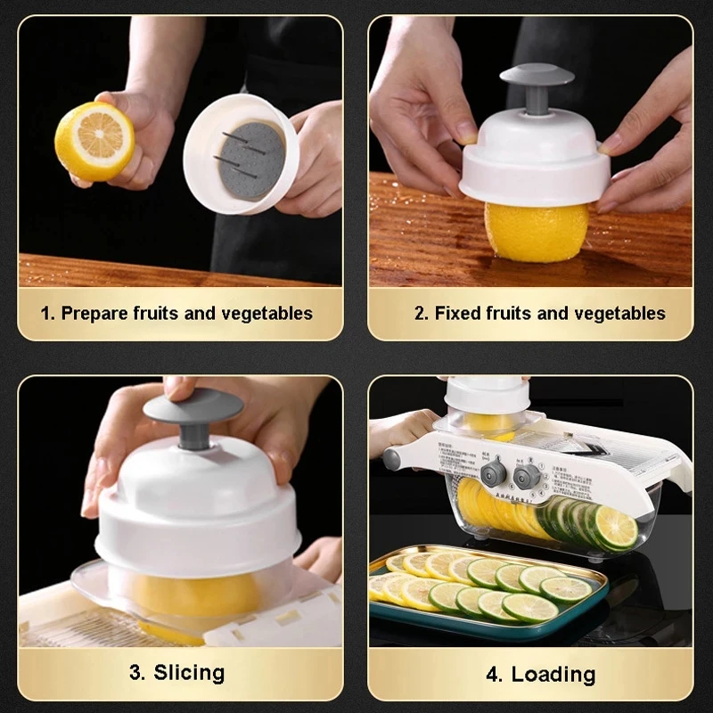Multifunctional Lemon Slicer V - огляд і ціна Onion Holder Slicer