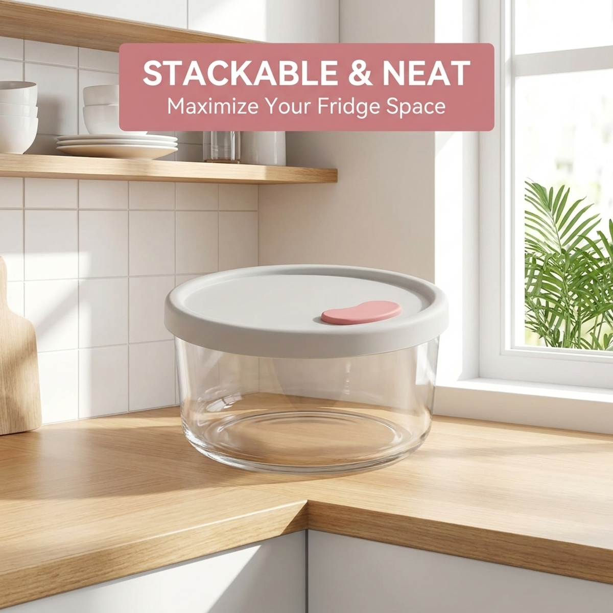 Single Round Borosilicate Glas - огляд і ціна Meal Prep For Office