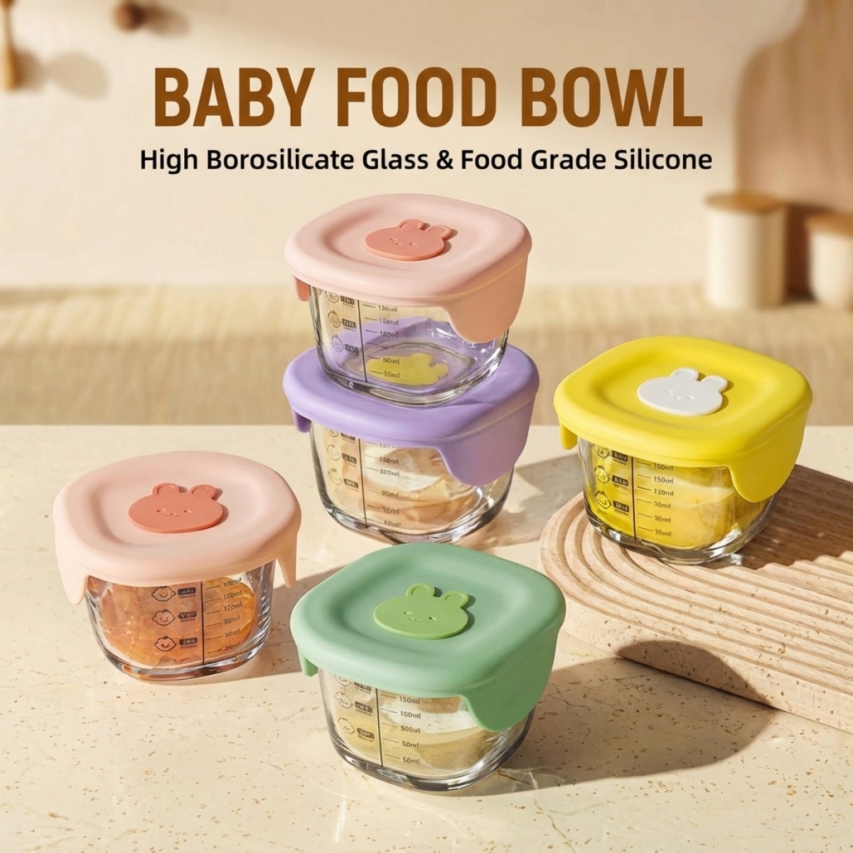 High Borosilicate Glass Food C - огляд і ціна Meal Prep Glass Containers Oven Safe