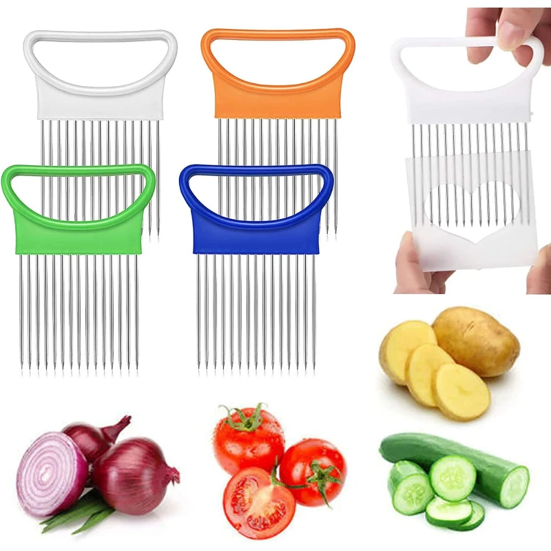 Onion Needle Onion Fork Vegeta - огляд і ціна Onion Holder Slicer