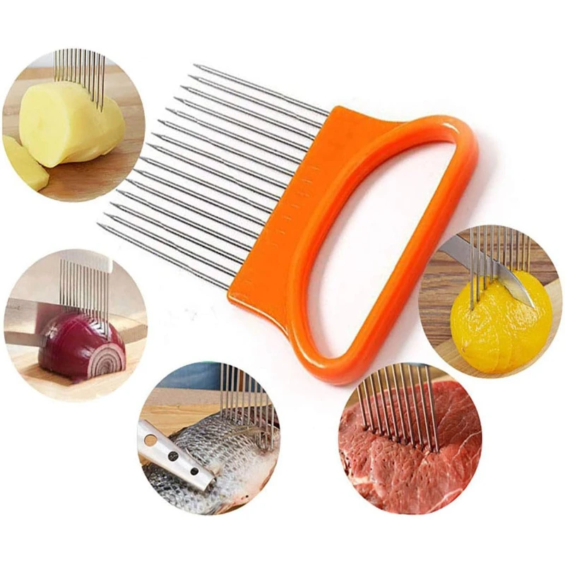 Onion Needle Onion Fork Vegeta - огляд і ціна Onion Holder Slicer