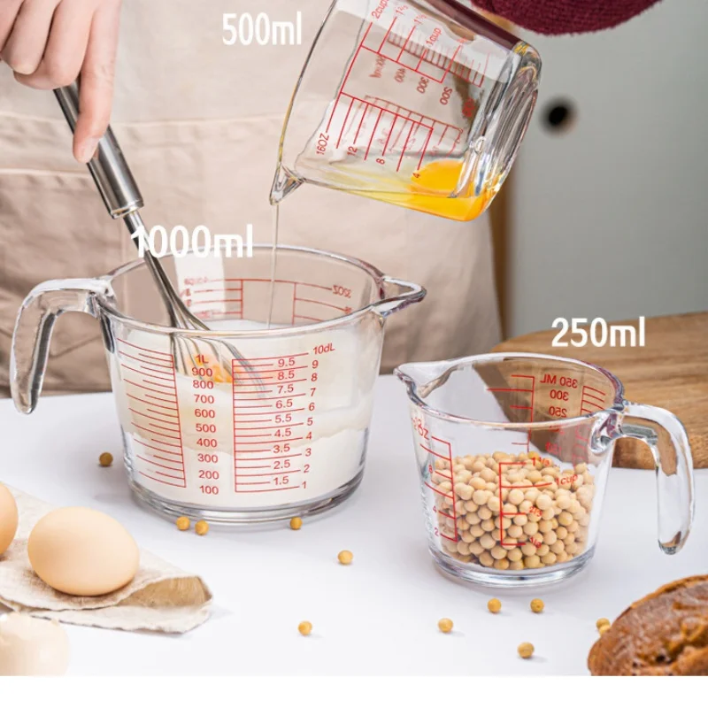 2/4 Cup Glass Measuring Cup Fo - огляд і ціна Meal Prep Glass Containers Oven Safe