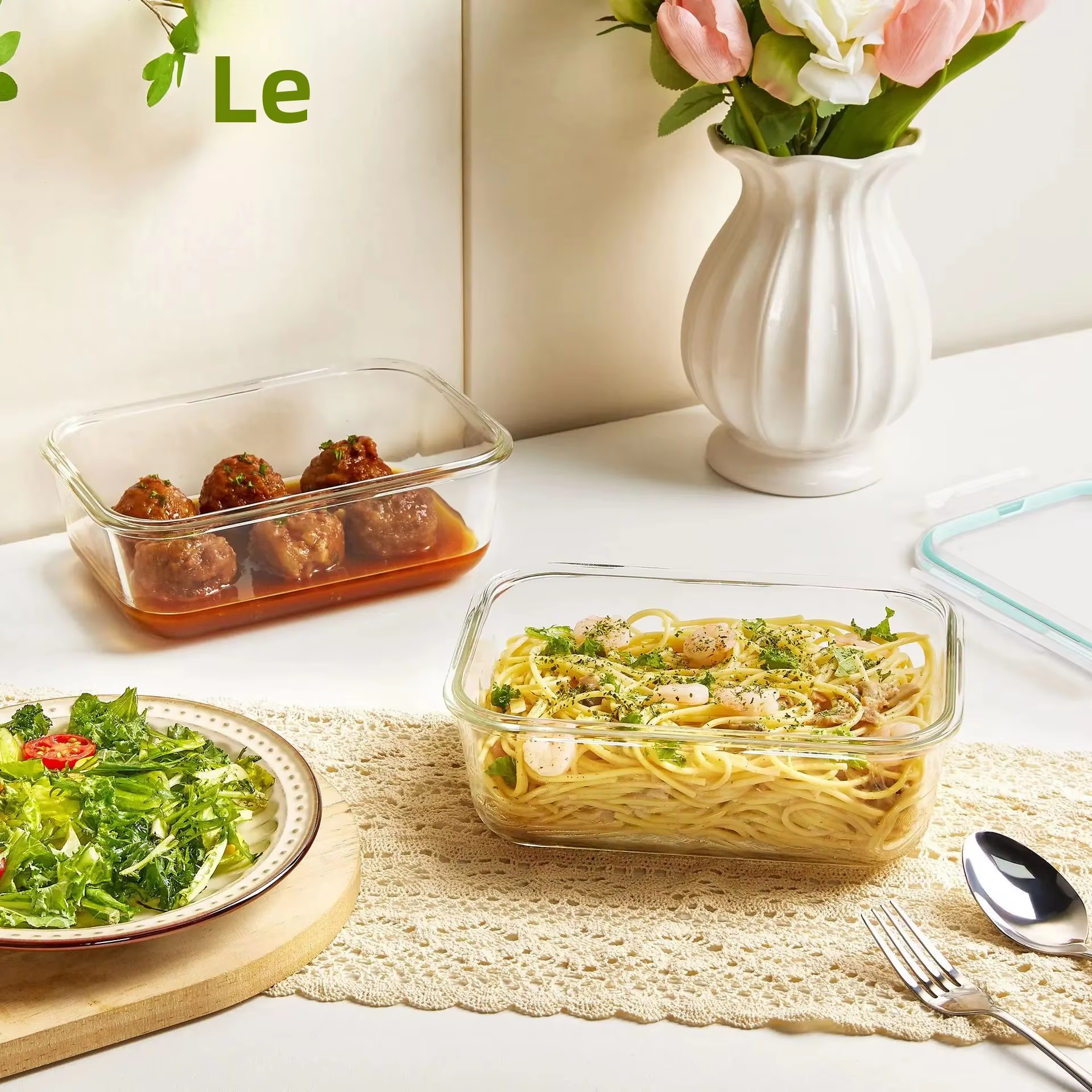 Large Capacity Glass Food Pres - огляд і ціна Meal Prep Glass Containers Oven Safe