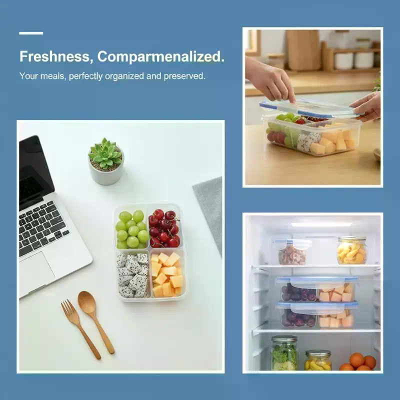 Reusable Plastic Food Storage  - огляд і ціна Meal Prep For Office