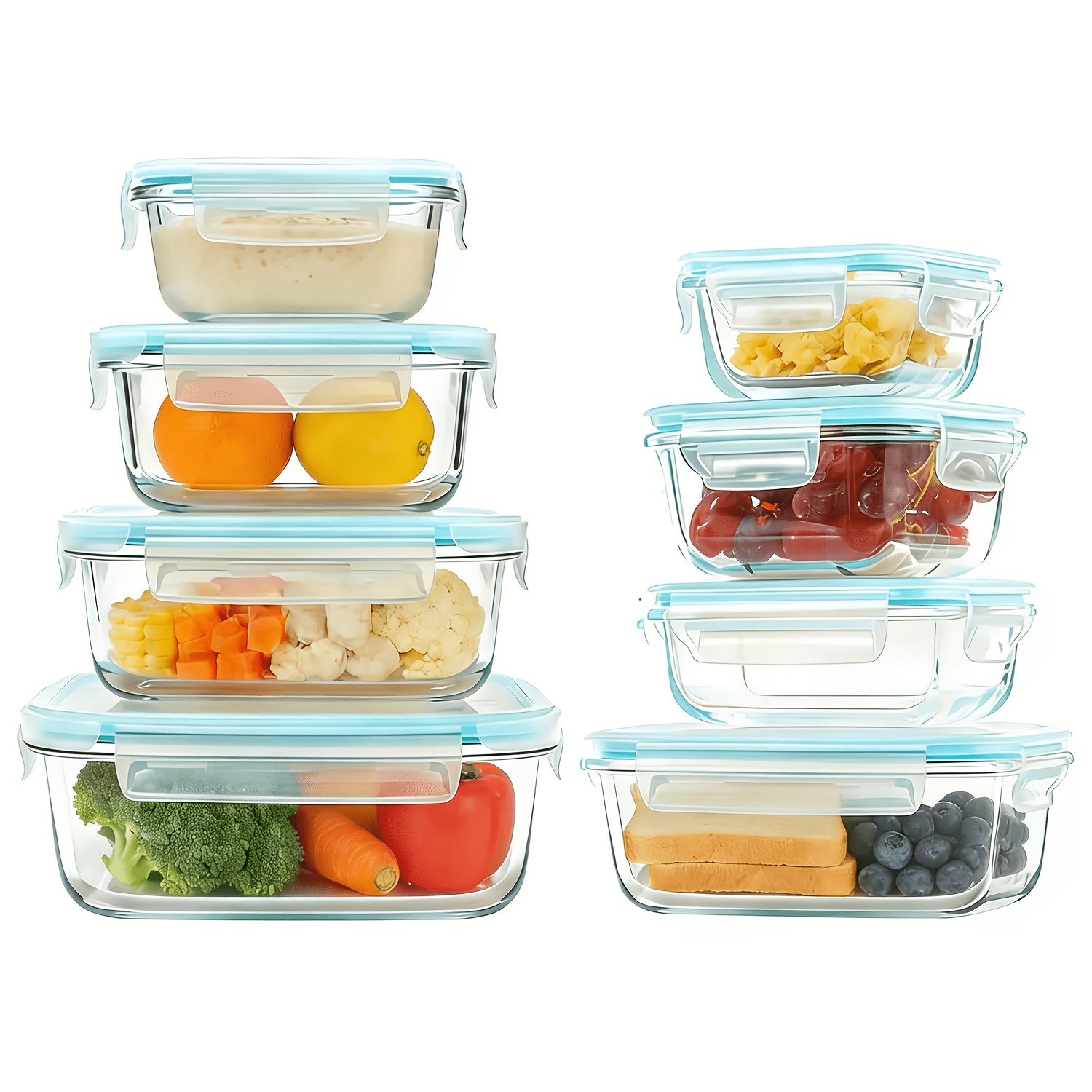 Premium Glass Food Storage Con - огляд і ціна Meal Prep Glass Containers Oven Safe