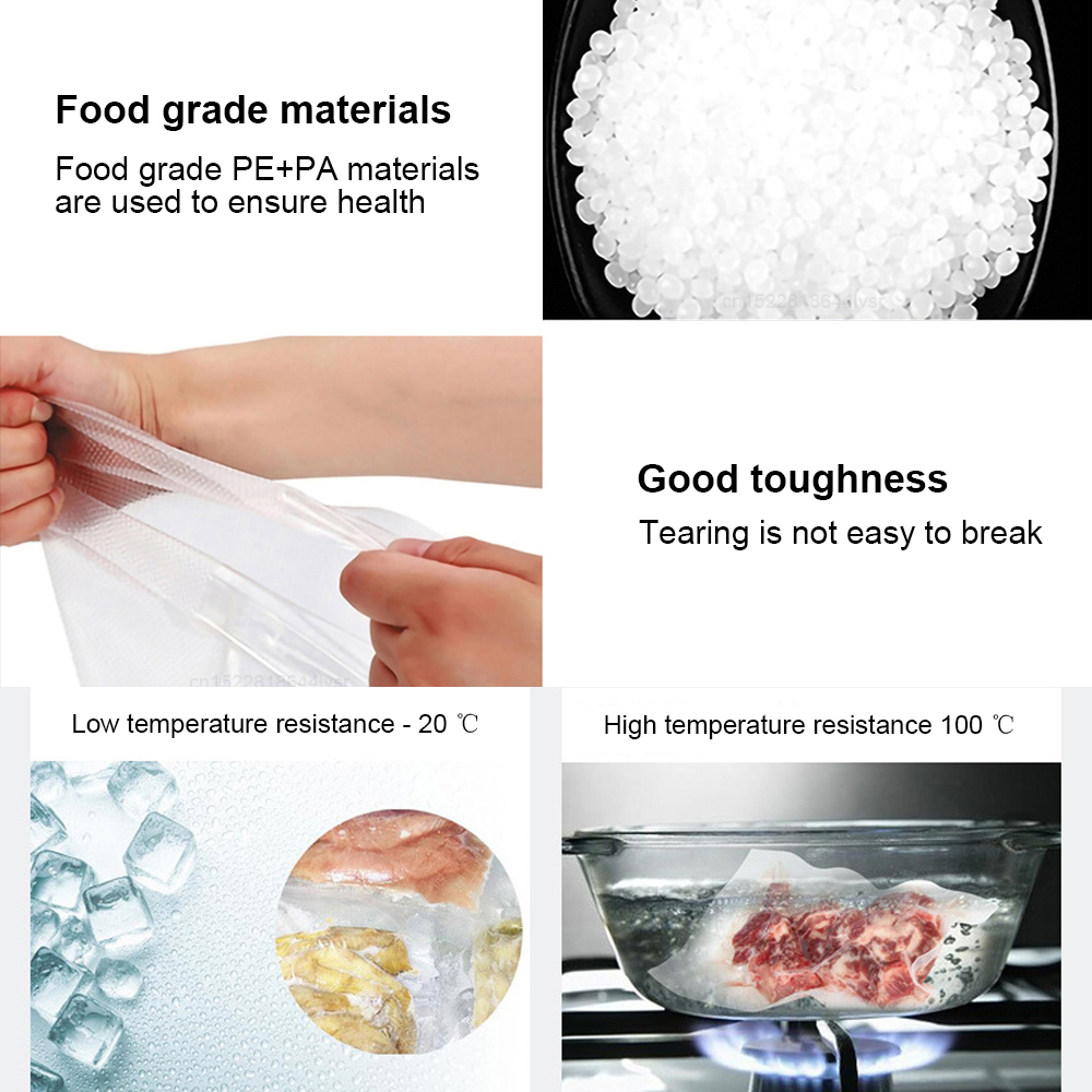 Vacuum Sealer Bags Vacuum Food - огляд і ціна Meal Prep Vacuum Sealer