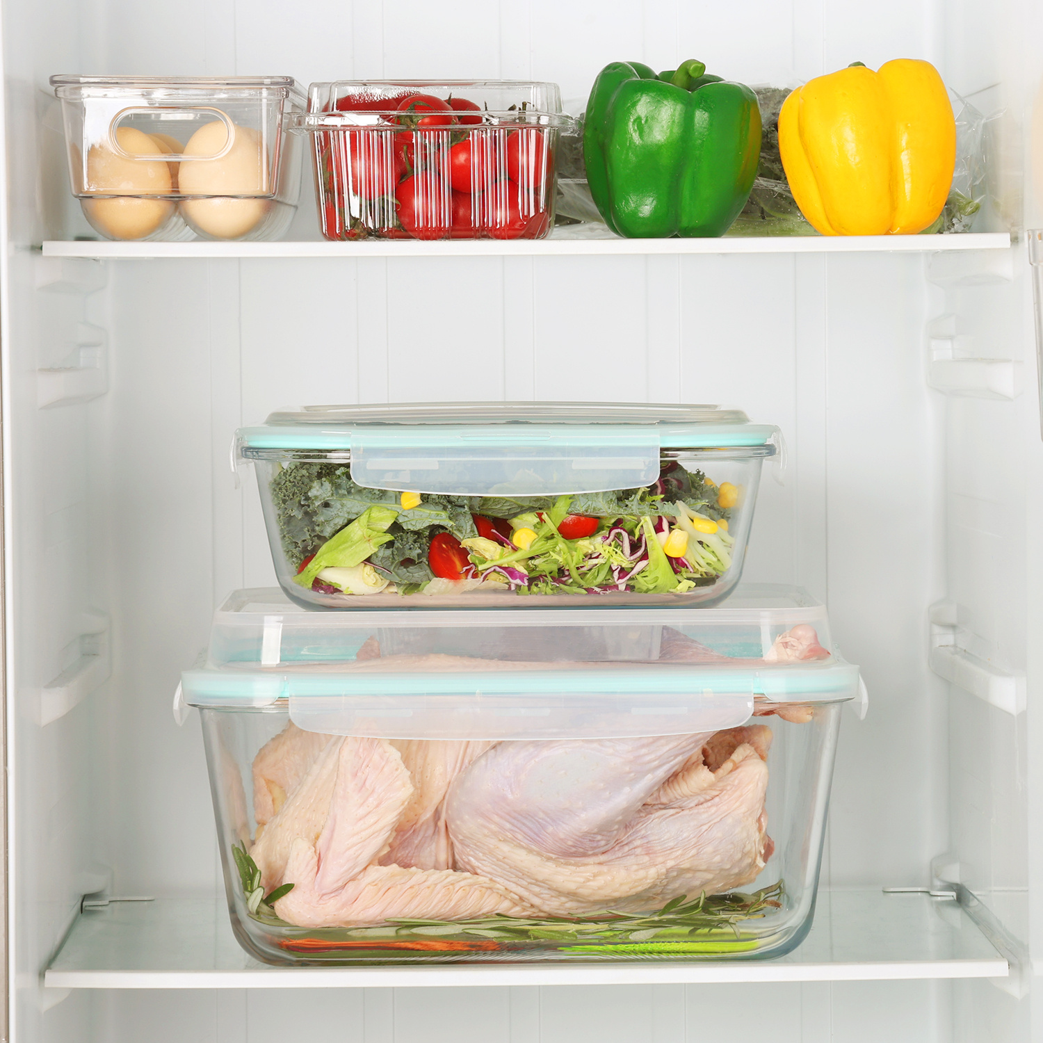 220oz + 76.4oz Extra Large Ref - огляд і ціна Meal Prep With Rotisserie Chicken