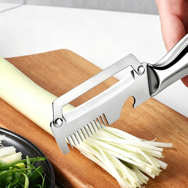 Stainless Steel Peeler Kitchen - огляд і ціна Onion Holder Slicer