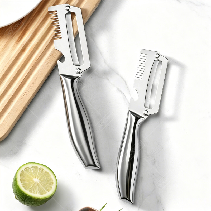 Stainless Steel Peeler Kitchen - огляд і ціна Onion Holder Slicer
