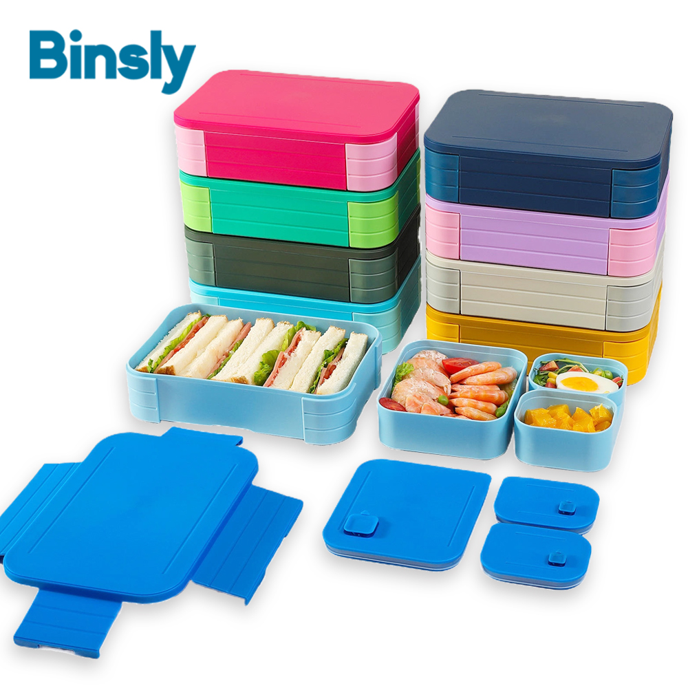 Modern Bento Lunch Box 4 Compa - огляд і ціна Meal Prep For Office