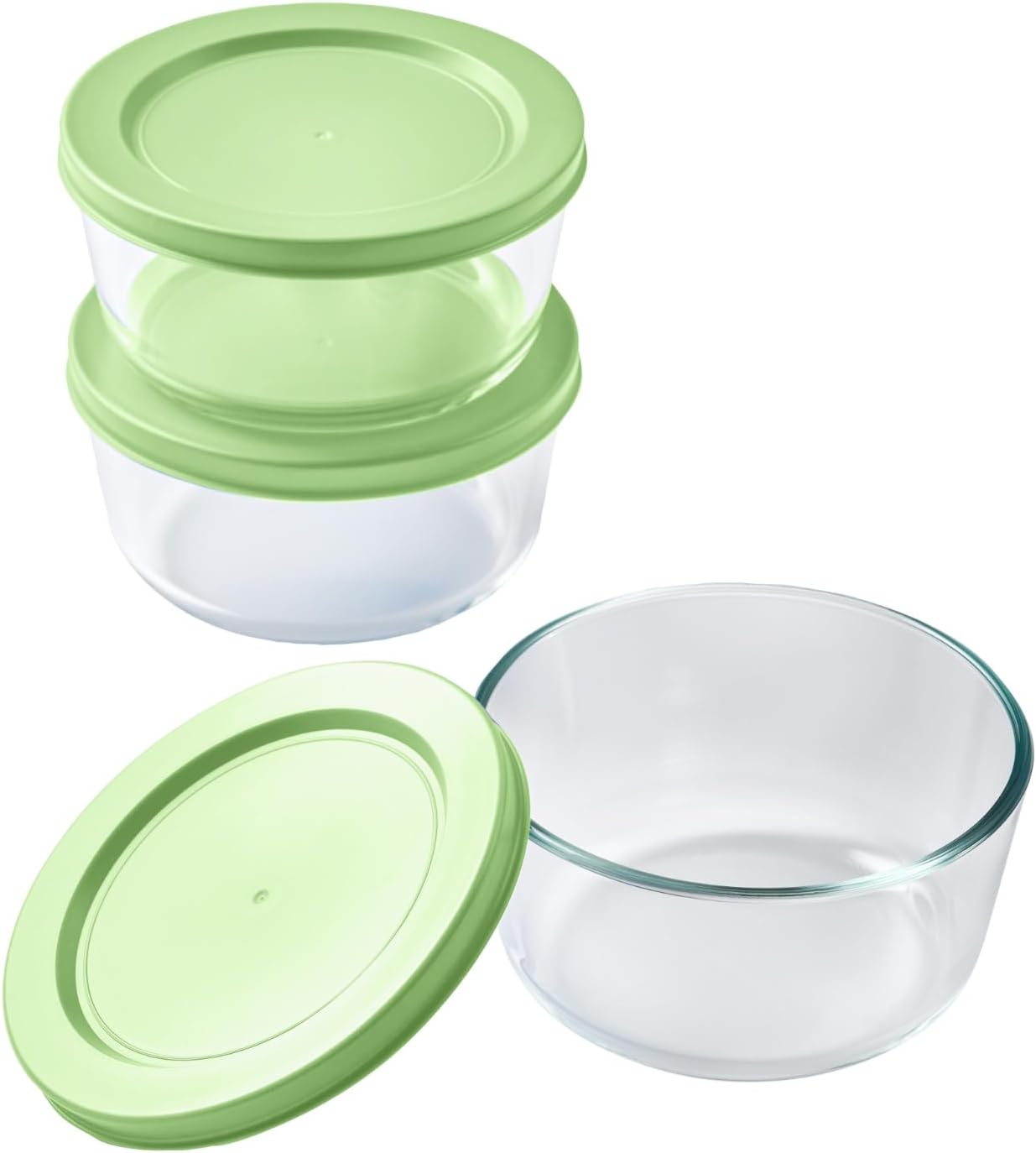 6-Piece Glass Food Storage Con - огляд і ціна Meal Prep Glass Containers Oven Safe