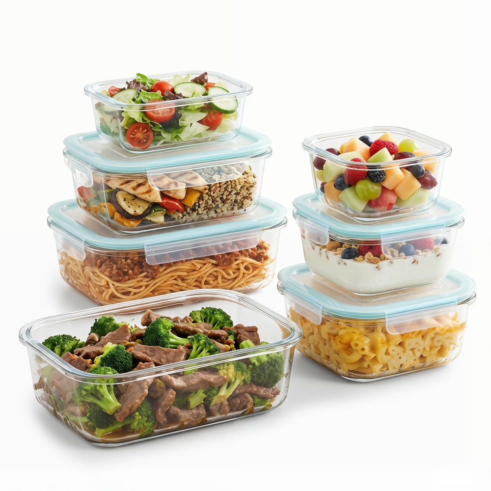 Glass Food Storage Containers  - огляд і ціна Meal Prep Glass Containers Oven Safe