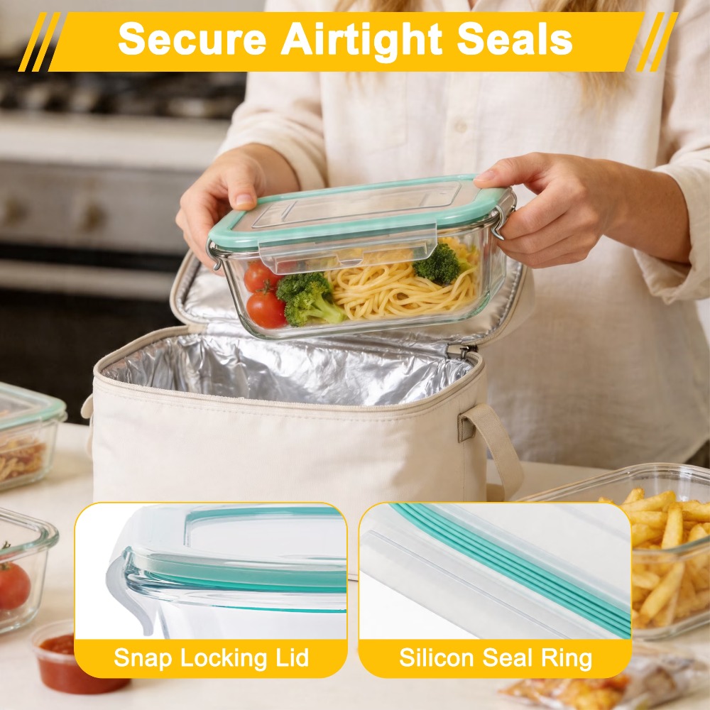 Glass Food Storage Containers  - огляд і ціна Meal Prep Glass Containers Oven Safe