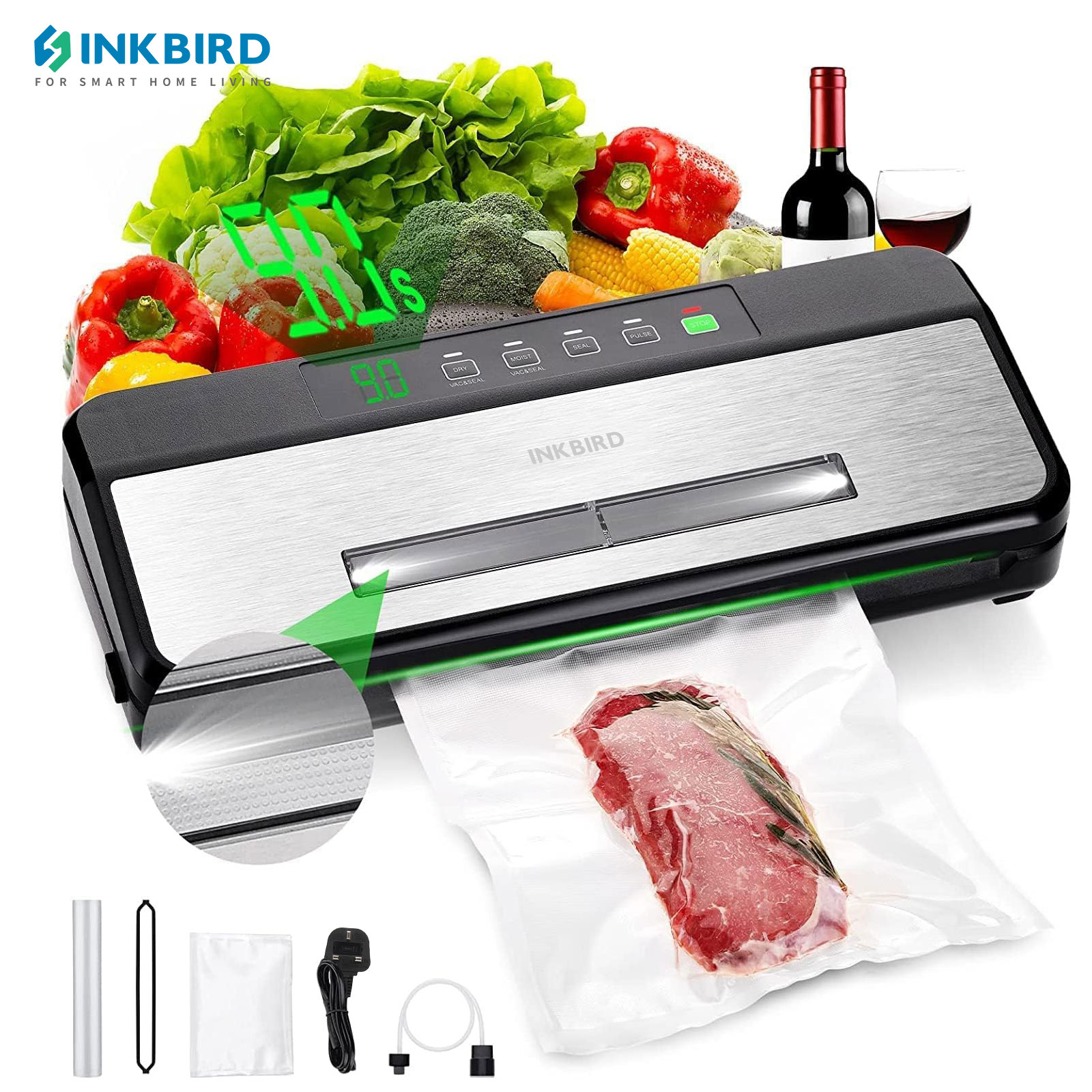 INKBIRD 3rd Vacuum Sealer with - огляд і ціна Meal Prep Vacuum Sealer