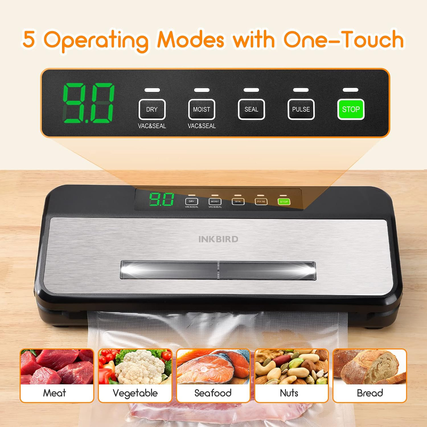 INKBIRD 3rd Vacuum Sealer with - огляд і ціна Meal Prep Vacuum Sealer