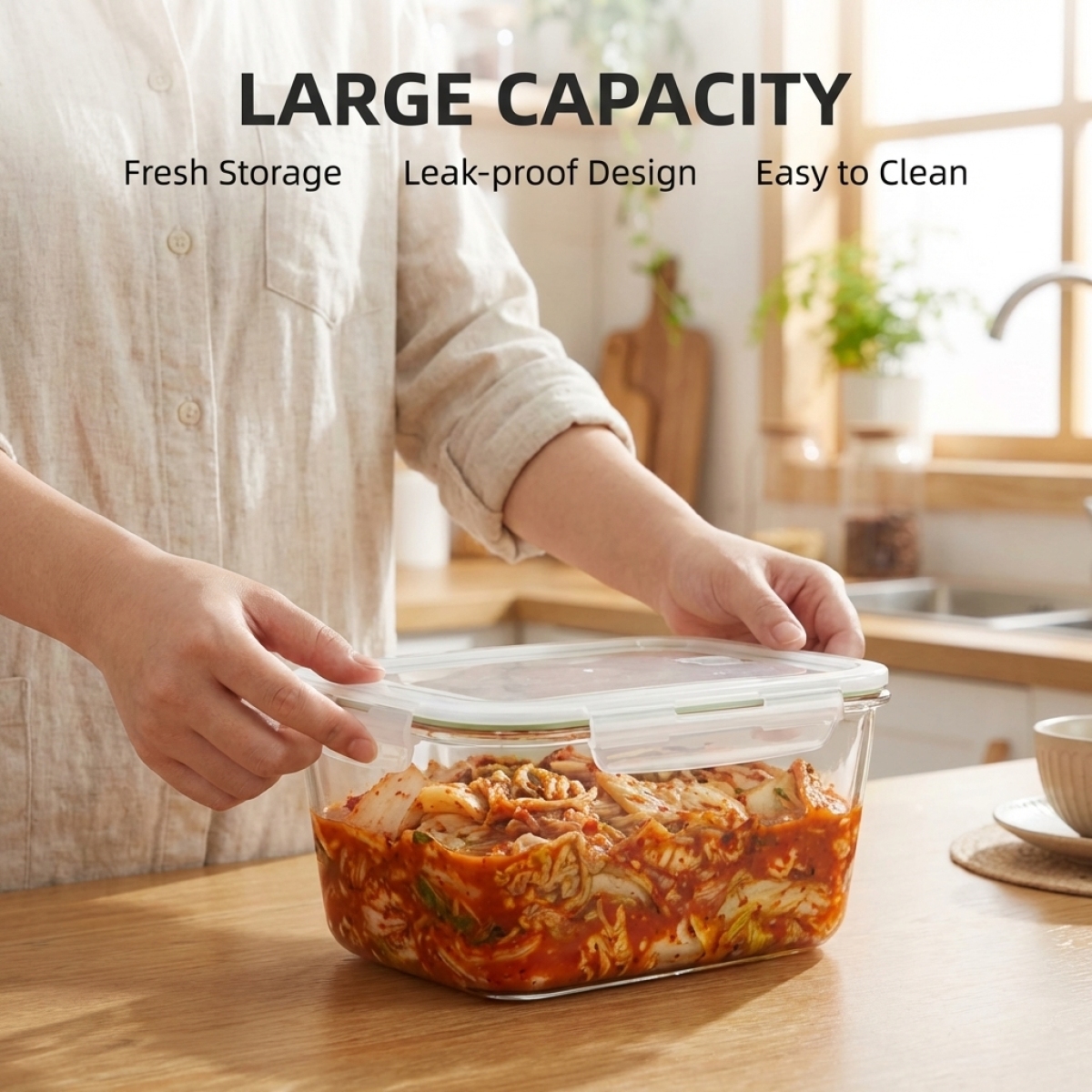 High Borosilicate Glass Crispe - огляд і ціна Meal Prep Veggie