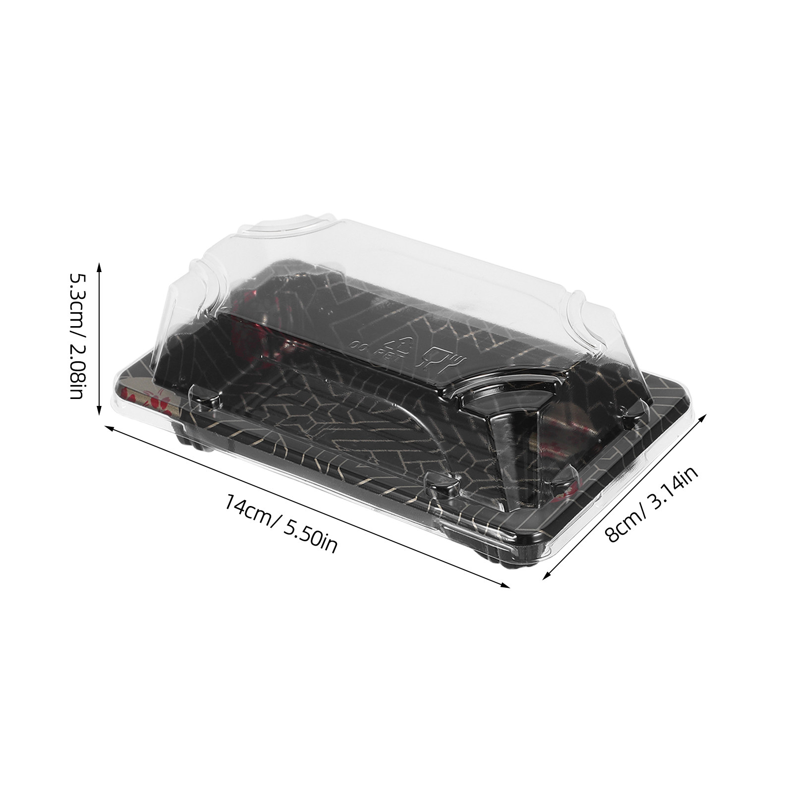 50Pcs Japanese Sushi Container - огляд і ціна Meal Prep For Office
