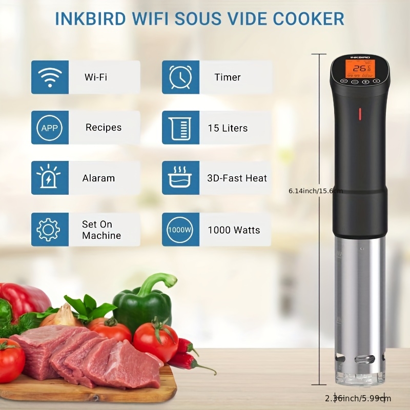 Smart WiFi Sous Vide Immersion - огляд і ціна Meal Prep App