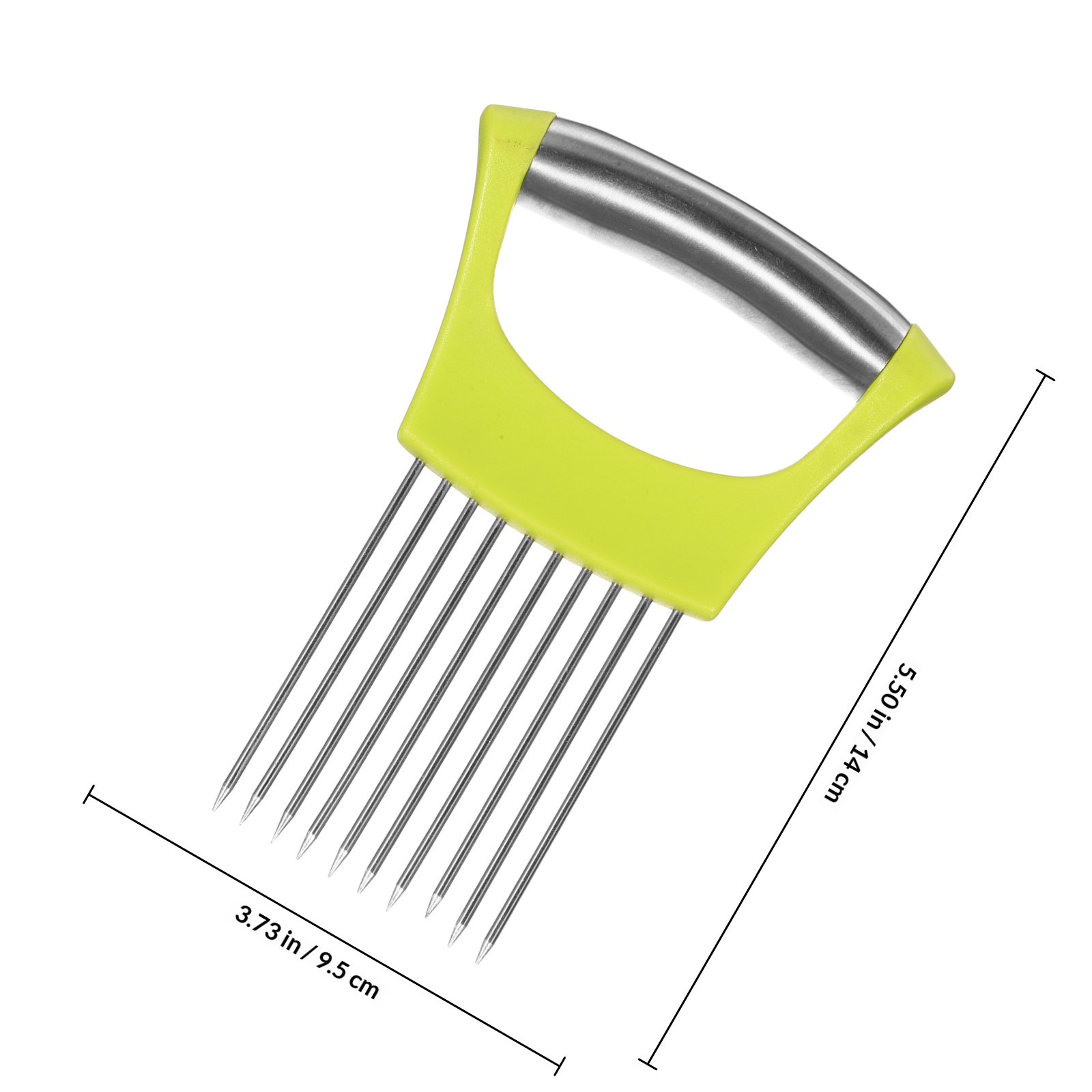 2Pcs Stainless Steel Onion Sli - огляд і ціна Onion Holder Slicer