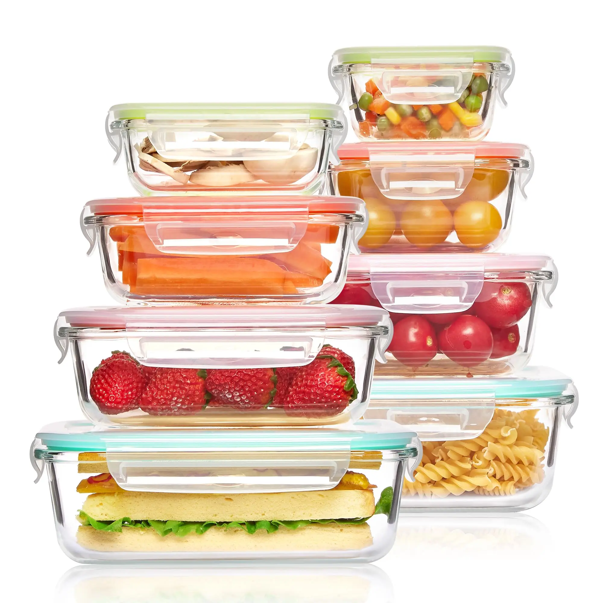 Glass Lunch Box Food Storage C - огляд і ціна Meal Prep Glass Containers Oven Safe