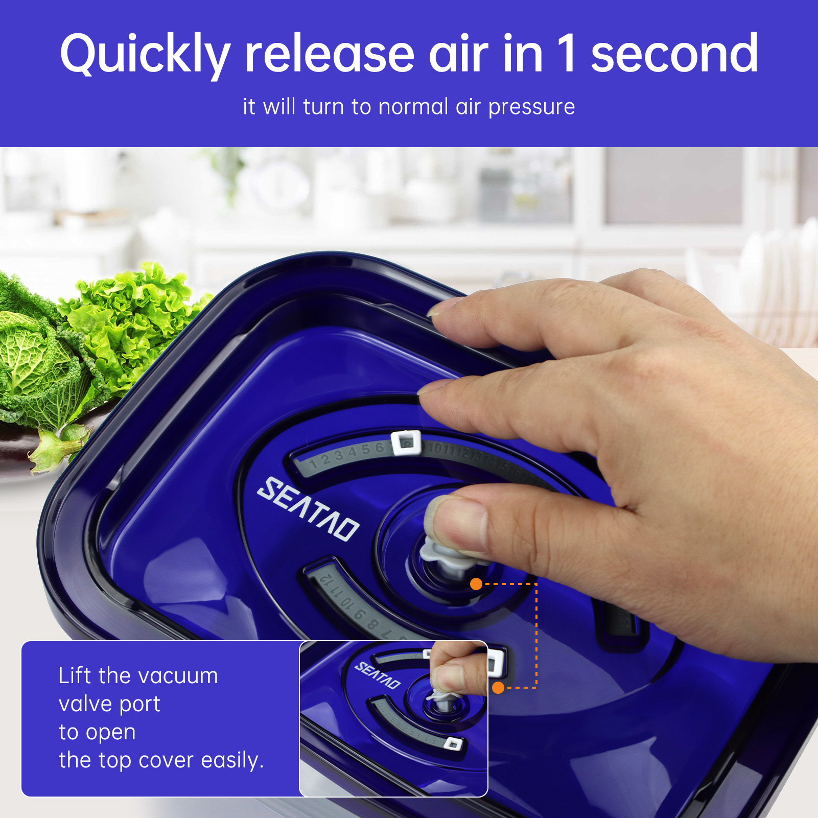 SEATAO Glass Food Storage Cont - огляд і ціна Meal Prep Vacuum Sealer