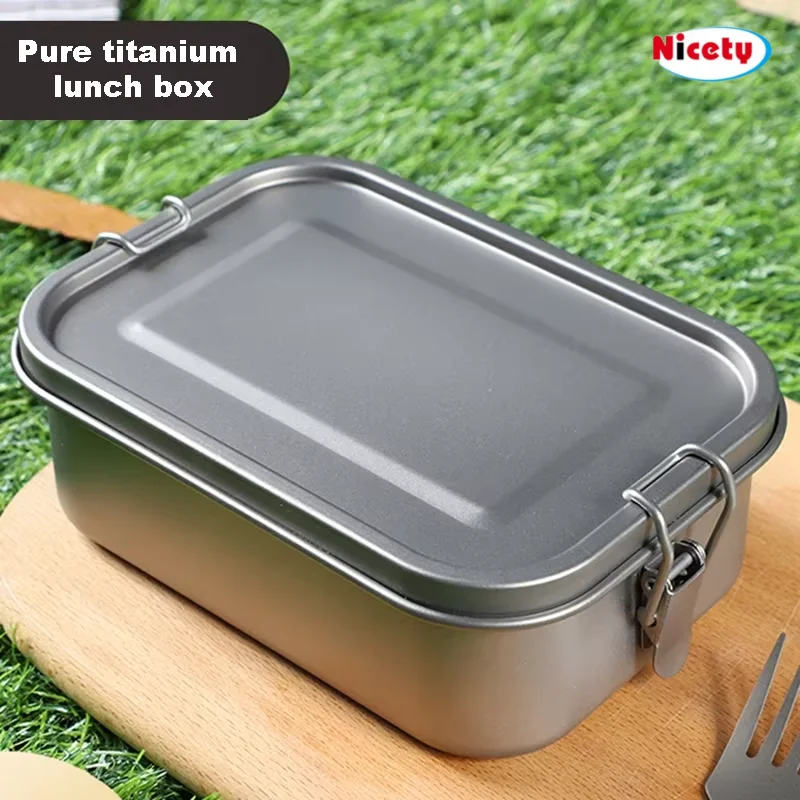 Titanium Lunch Box 800/1200ml  - огляд і ціна Meal Prep For Office