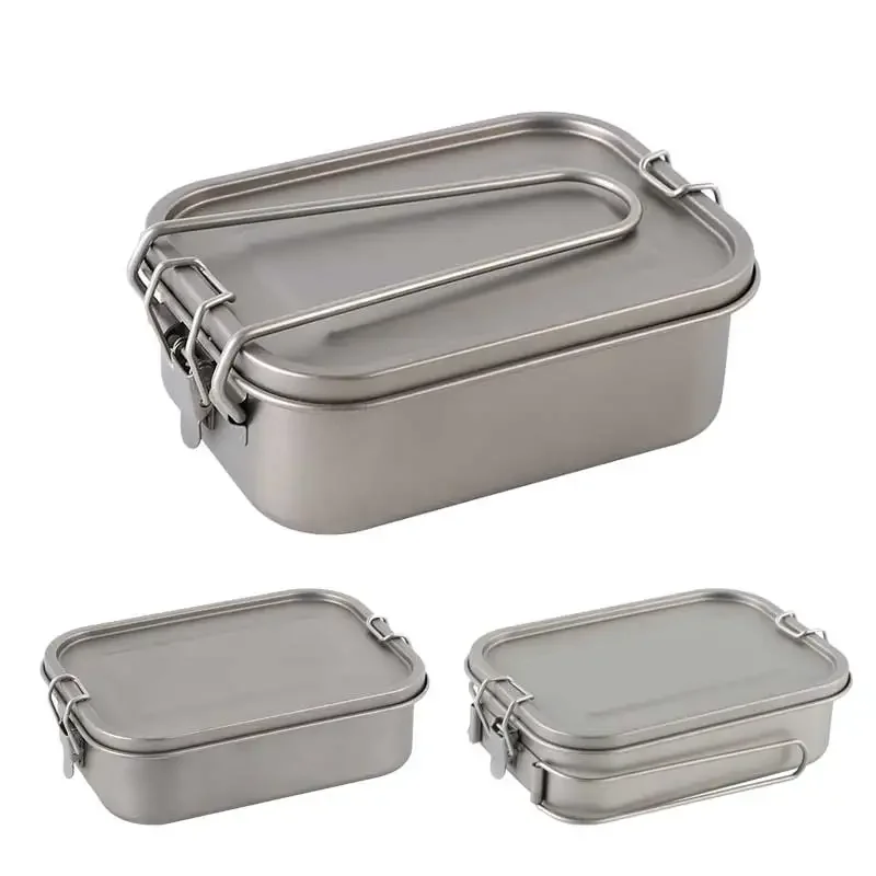 Titanium Lunch Box 800/1200ml  - огляд і ціна Meal Prep For Office